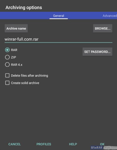 WinRAR for Android