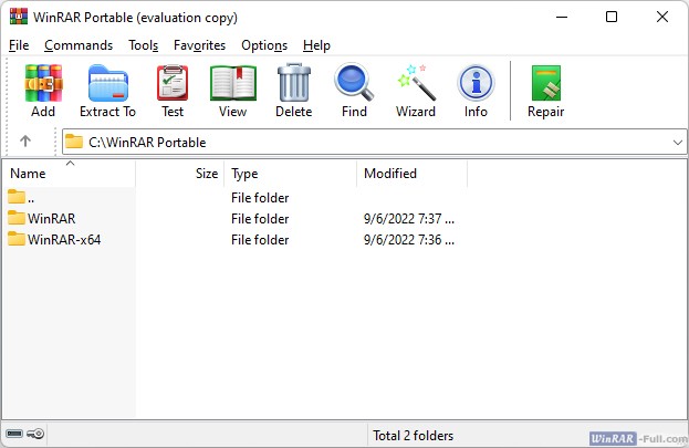 winrar portable download chip