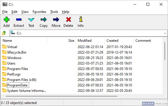 7-Zip file archiver